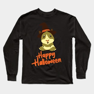 Hamster Witch Happy Halloween Long Sleeve T-Shirt